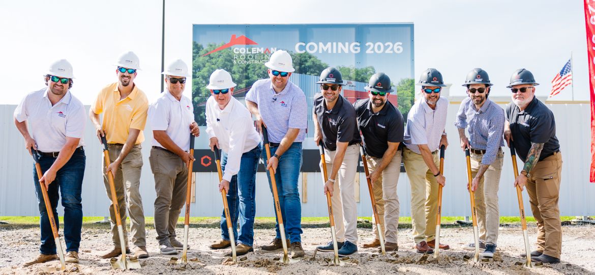 Groundbreaking Day with Coleman Roofing and Construction